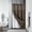 Brown-54"W x 80"L (Pack of 1), variant on Grey 71"W x 74"L (Pack of 1) Waffle Weave No Hook Shower Curtain with Snap-in Liner