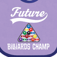 thumbnail image 4 of Inktastic Future Billiards Champ Boys or Girls Baby Bib, 4 of 4