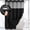 Black-Stall 60"W x 75"L, variant on Black Standard 72"W x 75"L Shower Curtain & Liner Set