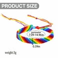 thumbnail image 2 of Designice Gay Bracelet,Handcrafted Excellence Rainbow Bracelet,Rainbow Design Gay Pride Bracelet, 2 of 6