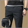 thumbnail image 3 of Pantalones elásticos de trabajo para hombre, pantalones de algodón para hombre, sastrería de oficina, ropa de diseñador de licra, pantalones clásicos vintage, 3 of 5