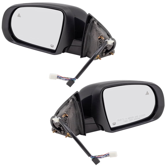 Brock Power Mirror for 2014-2018 Cherokee Blind Spot Detection Turn Signal Indicator Puddle Lamp