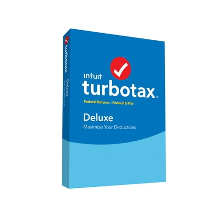 Intuit TurboTax Deluxe 2017 Federal (Best Price On Turbotax Deluxe 2019)