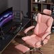 thumbnail image 4 of Luxury Leather Office Chair Footrest Back Cushion Wheels Mobile Recliner Chair Computer Study Sillas De Oficina Office Furniture My Lux Decor Round, 4 of 29