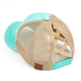 thumbnail image 2 of CC Multi Level Criss-Cross Elastic Back Women's Ponytail Dad Cap Hat, 2 of 7