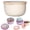 Light Yellow, variant on FXMLRLK Prep Bowls with Lids- Wide and Deep Nesting Plastic Small Mixing Bowl Set with Lids, 4 Piece Set - Wide Bowls, Colorful