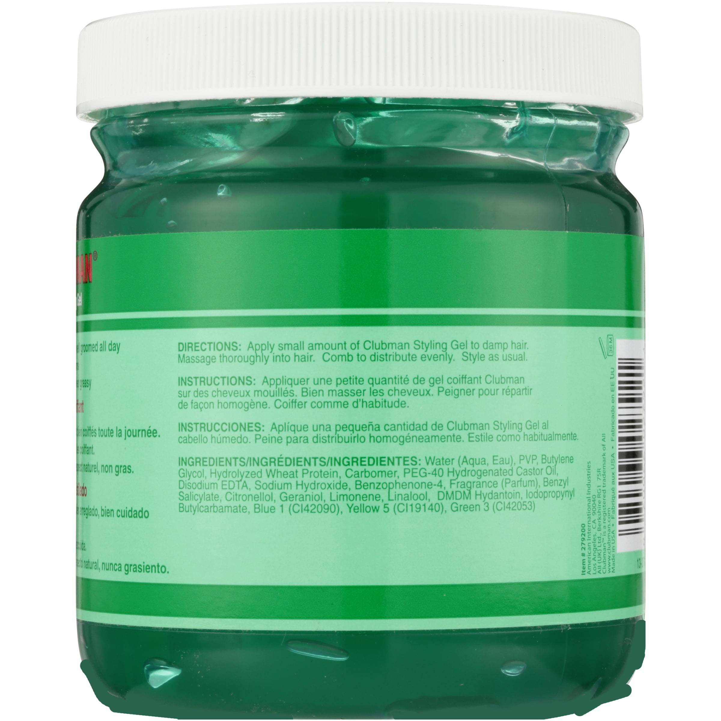 clubman styling gel by ed pinaud for men