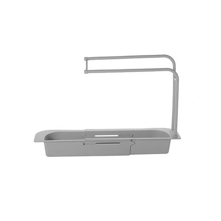 

2024 Home Storage Rack Telescopic Drain Rack Filter Vegetable Drain Dishwashing Rag Storage Rack Kitchen Drain Rack