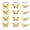 E, variant on Gold Butterfly Wall Stickers Set of 12 - 3D Butterfly Decorations for Birthday Parties, Removable Wall Decals Self Adhesive Party Supplies Wall Art