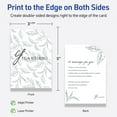 thumbnail image 6 of Avery Rectangle Flat Cards, 3-1/2" x 5", Matte White, 40 Total, 6 of 9