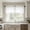 White-WH-clearacne, variant on Dyegold Curtains Blackout Curtains Room Decor 2 Pack Waterproof Sunshade Curtain Half Curtain for Door Coffee Kitchen Sink Cabinet Two Sided Non Glossy Nylon Pole Curtain
