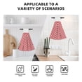 thumbnail image 4 of Kdxio Snowflakes Hand Towel with Loop Hanging Towel Absorbent Tie Towels for Kitchen Tea Bar Bathroom Decor, 4 of 7