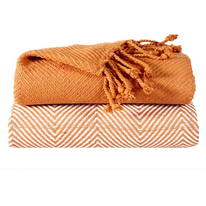 Everyday Home Soft Velvet Fleece Throw Blanket