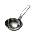 thumbnail image 1 of Cuchara de sopa profunda espesa de acero inoxidable, cuchara redonda grande con mango corto, cucharón para beber sopa, cuchara para comer fideos, 1 of 3
