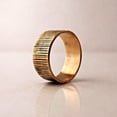 thumbnail image 2 of Wide Pure Copper Band Ring – Textured Minimalist Everyday Ring – Handmade Rustic Statement Jewelry, 2 of 2