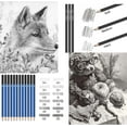 thumbnail image 5 of Banral  Art Pencils,146PCS Pencils for Sketching Include Colored, Graphite, Metallic, Charcoal Pencil for Beginners & Professional Artists Teens Adults, 5 of 6