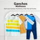 thumbnail image 5 of MAGMALIFE 50 Ganchos de Terciopelo para Ropa Infantil, Gancho Plateado Giratorio de 360 Grados, Adecuado para Todo Tipo de Ropa, Antideslizante, 35 cm de Largo (Negro), 5 of 8