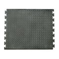 thumbnail image 2 of Rubber-Cal "Foot-Rest" Interlocking Anti-Fatigue Floor Mat - 1/2 in x 28 in x 31 in - Finished Tile, 2 of 6