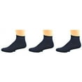 thumbnail image 2 of Sierra Socks Men's Bamboo No Show Seamless Toe Socks 3 Pair Pack, 2 of 5