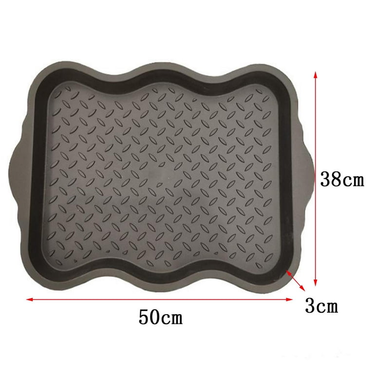 Boot Tray – Water Resistant Utility Rubber Mat – Indoor or Outdoor