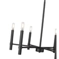 thumbnail image 3 of Millennium Lighting 25606 Skyva 6 Light 25" Wide Pillar Candle Style Chandelier - Black, 3 of 6