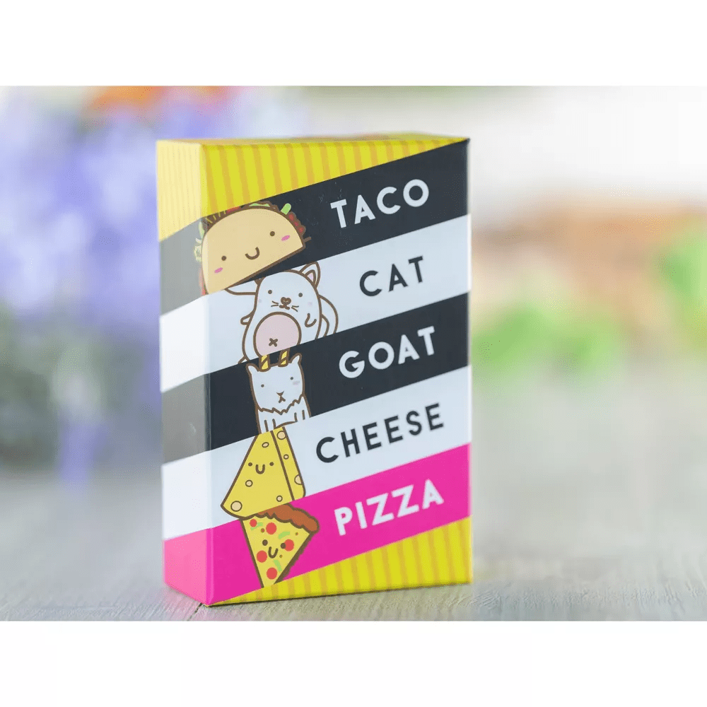 Dolphin Hat Games Taco Cat Goat Cheese Pizza – Fast-Paced Card Game for Kids, Teens & Adults | 2-8 Players | Ages 8+