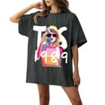thumbnail image 2 of TayIor Sw1ft Chemises, Tylor Sw1ft Merch, Tylor Sw1ft, Chemises Blouse à Manches Courtes à Col Rond Imprimées Décontractées de Mode pour Femmes, T-Shirts Graphiques pour Amatrices de Musique pour Femmes TKFASHION Gris Foncé TTG, 2 of 5