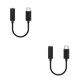 thumbnail image 3 of sweethay 3.5 Jack Tipo C Cable para auriculares USB C a 3.5 mm Auriculares Adaptador Cable de audio Negro 10cm 2piezas, 3 of 5