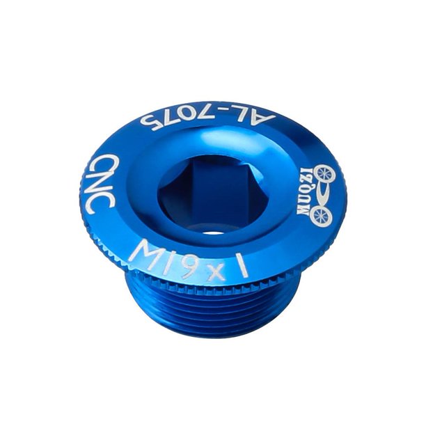 Accesorios para bicicletas Tapa de manivela MUQZI CNC MTB Road Bike M19 Tornillos de cubierta Perno de bielas Azul Barbie Nuevos Originales
