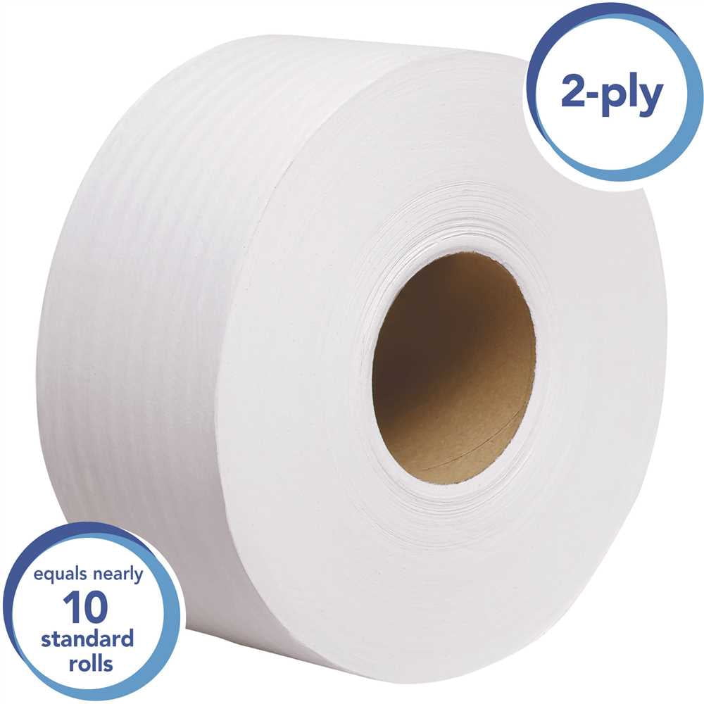 SCOTT 07827 2-Ply White Jumbo Roll (JR) Commercial Toilet Paper (, 2,000 ft./Roll) - pack of 6