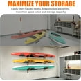 thumbnail image 7 of UOKRR Adjustable Wall Mount Kayak Storage Rack, Heavy Duty, Space-Saving Design, Holds 3 Kayaks for Garage & Outdoor Use, 7 of 7