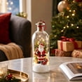 thumbnail image 6 of Recordable Christmas Tree in a Bottle Ornament, 30-Second Voice Recording Keepsake with Santa Claus, 6 of 6