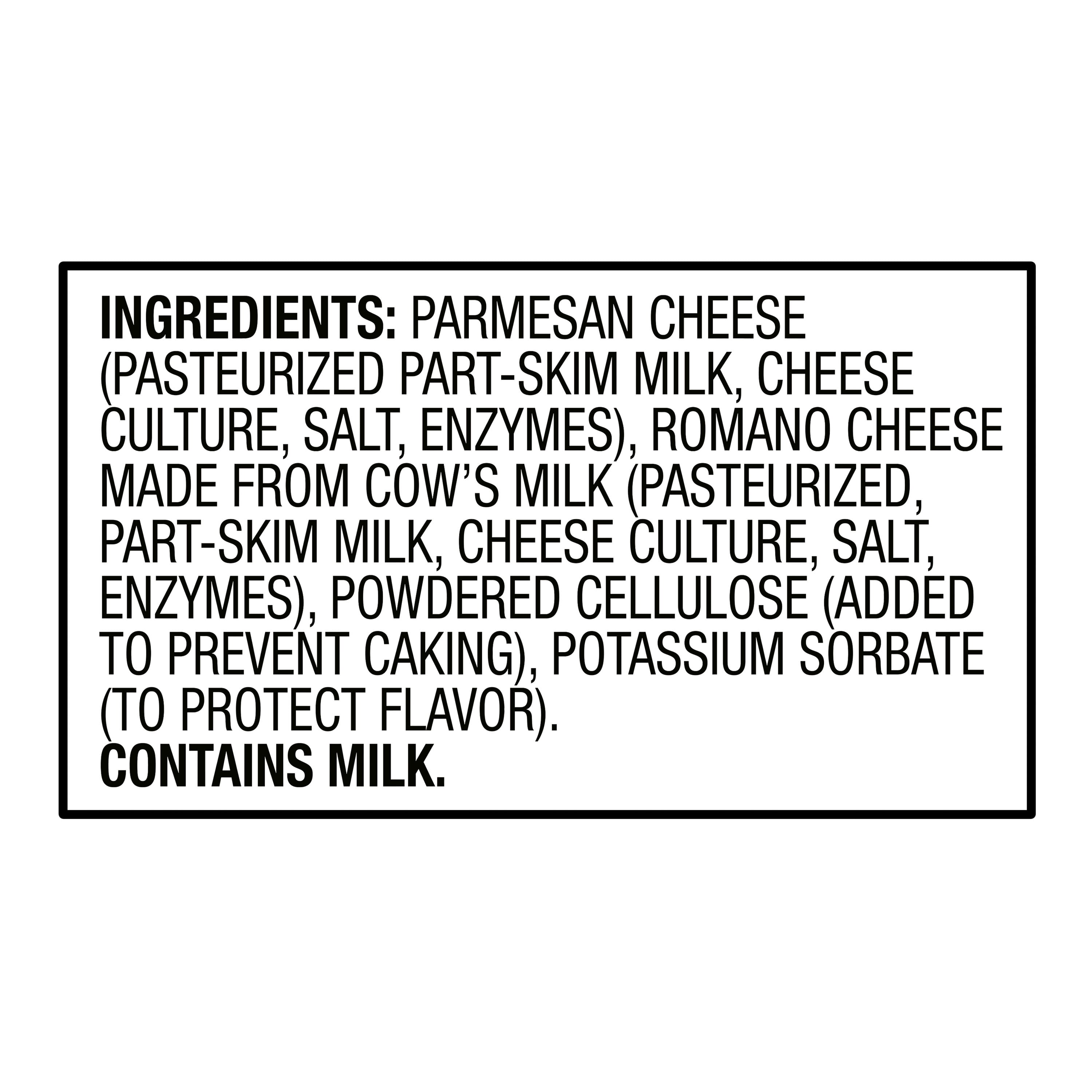 Great Value Grated Parmesan and Romano Cheese, 8 oz Shaker