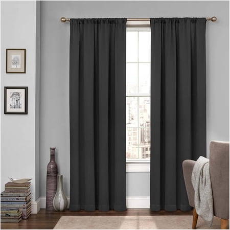 Eclipse Thermal Blackout Tricia Window Curtain Panel Pairs - Walmart.com