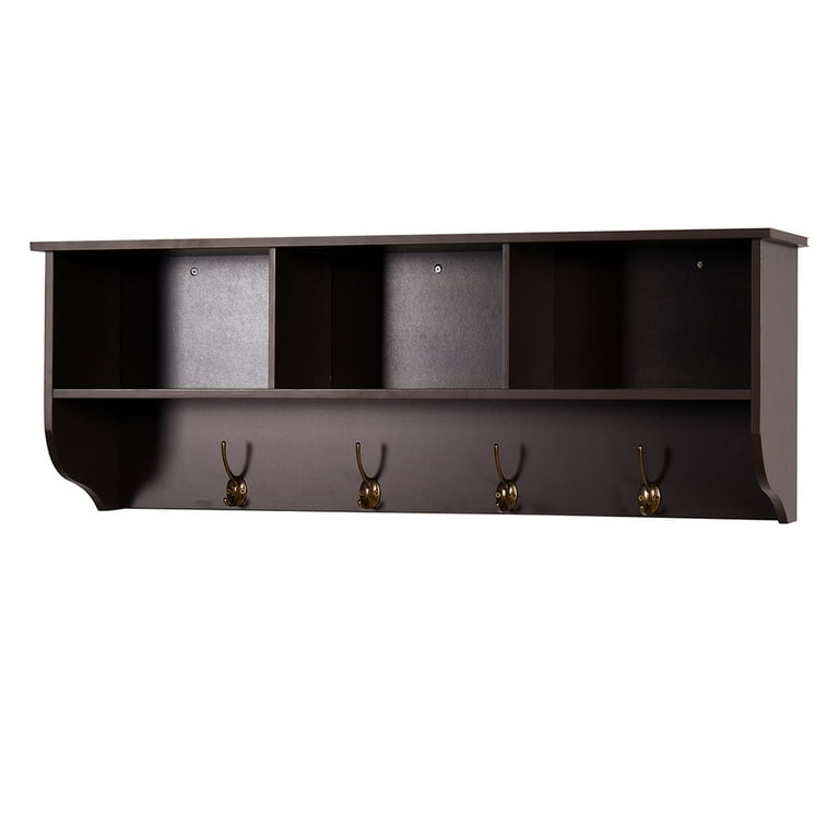 Wall Storage Ikea Wall Shelf With Hooks Danolapsi Wall Mounted