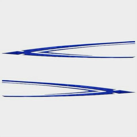 Glastron Boat Decal Stickers 0572874 | MX06 Blue Black (Set Of 2)