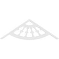 thumbnail image 4 of Ekena Millwork 60"W x 20"H x 1"P (8/12) Pitch Classic Wagon Wheel Architectural Grade PVC Gable Pediment, 4 of 5