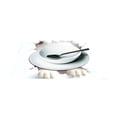 thumbnail image 3 of White Bear Face Wall 12×18 inch Placemats Heat Resistant Washable Foldable Rectangular Placemats Set Decoration Indoor Outdoor for Kitchen Dining Table 1PC, 3 of 8
