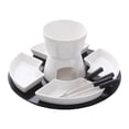 thumbnail image 4 of QualitChoice Home Candle Fondue Set With 4 Forks For Entertaining Guests With Tasty Chocolate Melts Chocolate Fondue Pot Butter, 4 of 6