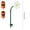 White, variant on Shipiny Garden Sunflower Shape Plastic Water Sprinkler, Cute Decorative Watering Head for Garden Plants Flowers, Lovely Outdoor Gardening Work Tool, White