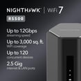 thumbnail image 3 of Funciones de Seguridad Restauradas Del Enrutador WiFi 7 (RS500) NETGEAR Nighthawk Tri-Band BE12000 (Reacondicionado), 3 of 5