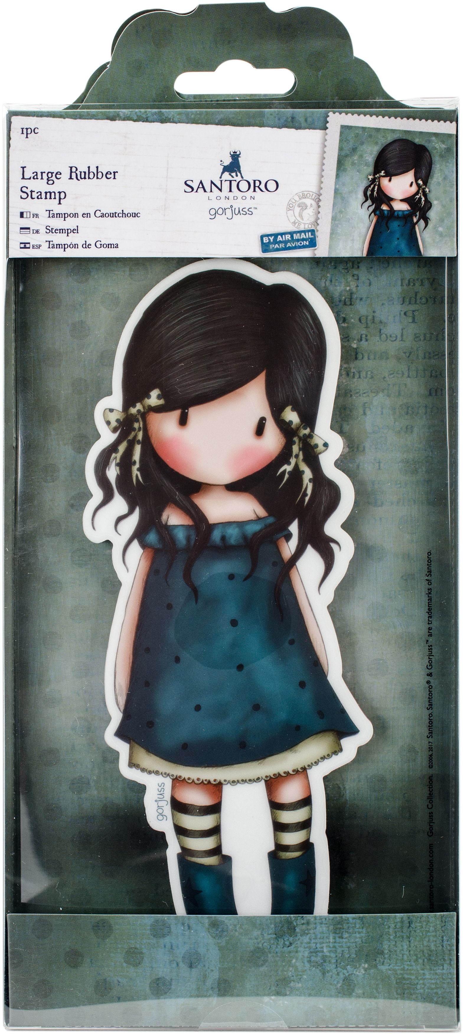 Santoro's Gorjuss Large Rubber StampYou Brought Me Love