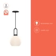 thumbnail image 2 of PD601608AGCP-Alora Lighting-Soji - 1 Light Pendant-12.5 Inches Tall and 7.88 Inches Wide-Aged Gold Finish-Copper Glass Color   -Traditional, 2 of 7