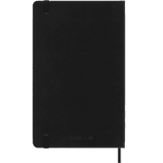 Moleskine Classic Notebook, Hard Cover, Large (5 x 8.25), Squared, Black,