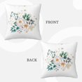 thumbnail image 3 of ZICANCN Decorative Throw Pillow Covers , Flower Daisy Leaves Couch Sofa Decorative Knit Pillow Covers for Living Room Farmhouse 12"x12", 3 of 8