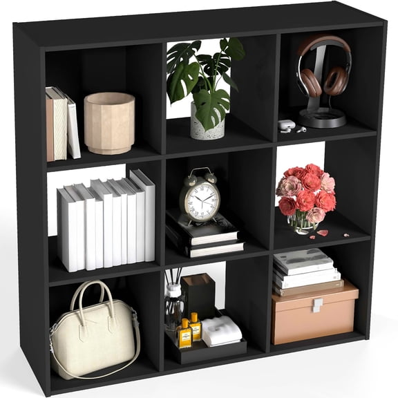 MAYEERTY Open Cube Storage Organizer, Bookshelf with Removable Back Panels for Living Room Bedroom