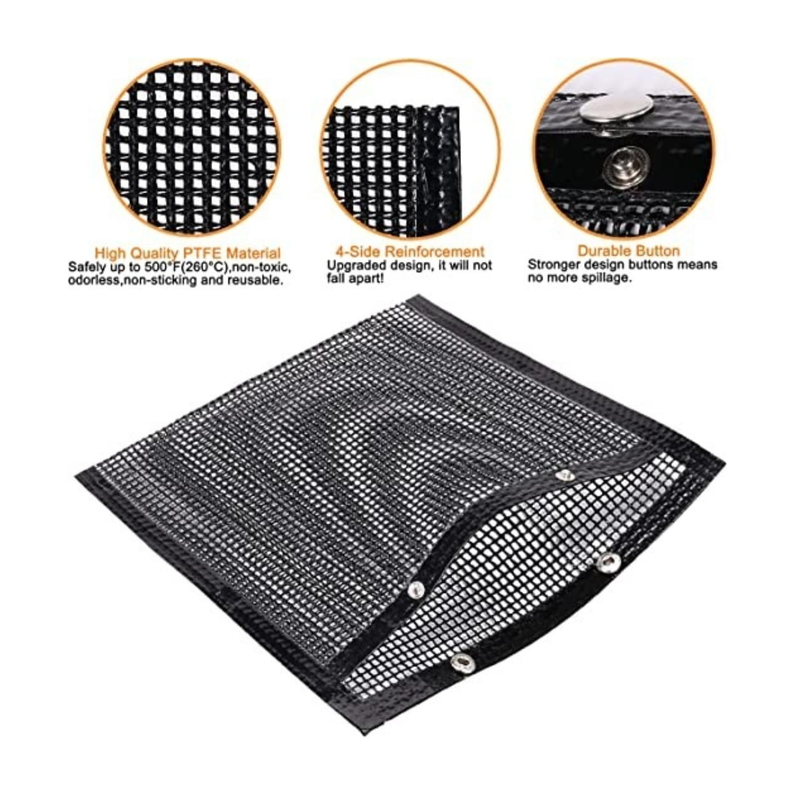 BBQ Mesh Grill Bags for Outdoor Grill, NonStick Barbecue Bags Reusable