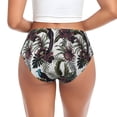 thumbnail image 3 of Womens Underwear Brown Cute Bird of Paradise Cuteness No Show Seamless Underwear for Women, Soft Stretch Women's Panties, Hipster Ladies Panties Bikini Underwear Briefs, 3 of 6