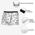 thumbnail image 4 of Disketp Hand Drawn Turtle Men's Boxer Briefs,Soft and Breathable Cotton Underwear with ComfortFlex Waistband, 4 of 7