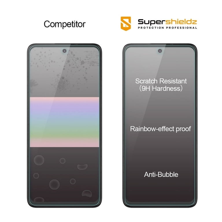 Protezione Schermo 9H Antigraffio Pellicola Vetro Temperato Mr.Shield Per Motorola Moto G71 5G – 3 Pezzi, Durezza 9H, Anti-impronte, Facile Installazione Display Moto